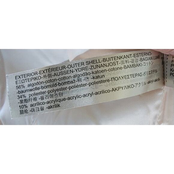 Massimo Dutti Pale Pink Zip Front Blazer, US Size M, NWT - Picture 7 of 8